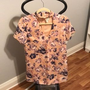 Floral shift dress